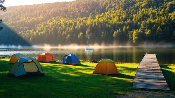 Top campings pittoresques au bord de l'eau en France